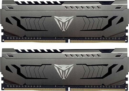 Patriot Viper Steel DDR4 16GB RAM with 2x8GB Modules and Speed 3600 for Desktop PVS416G360C7K