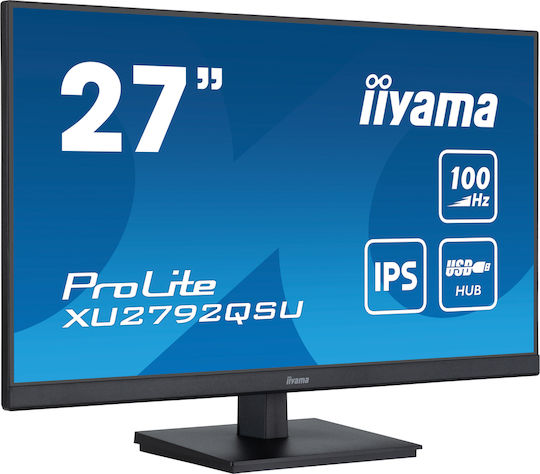 Iiyama ProLite XU2792QSU-B6 IPS Monitor 27" QHD 2560x1440 view 2
