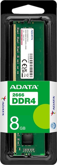 Adata DDR4 with Module 1x8GB and Speed 2666 for Desktop AD4U26668G19-SGN view 2