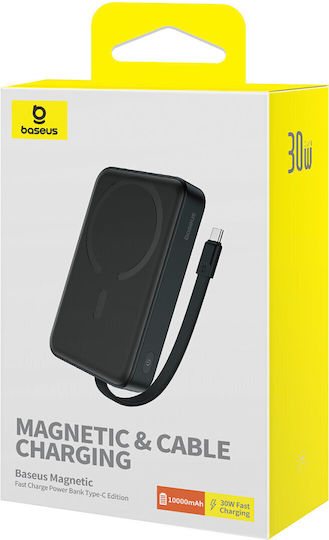 Baseus Mini MagSafe Power Bank 10000mAh 30W with USB-C Port Power Delivery Black view 7