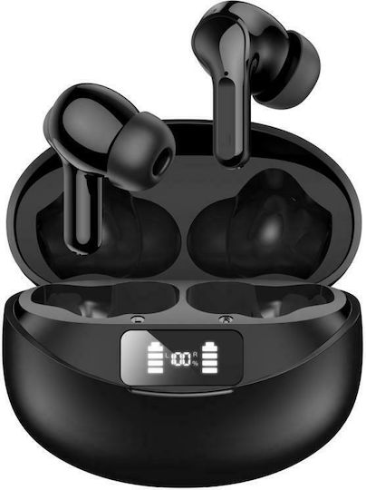 XO G3 In-ear Bluetooth Handsfree Earphones with Charging Case Black view 1