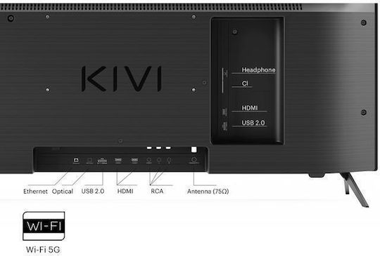 Kivi Smart Television 32" Full HD LED 32H760QB (2024) view 3