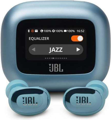 JBL Live Buds 3 Bluetooth Handsfree Earphones with Sweat Resistance and Charging Case Blue