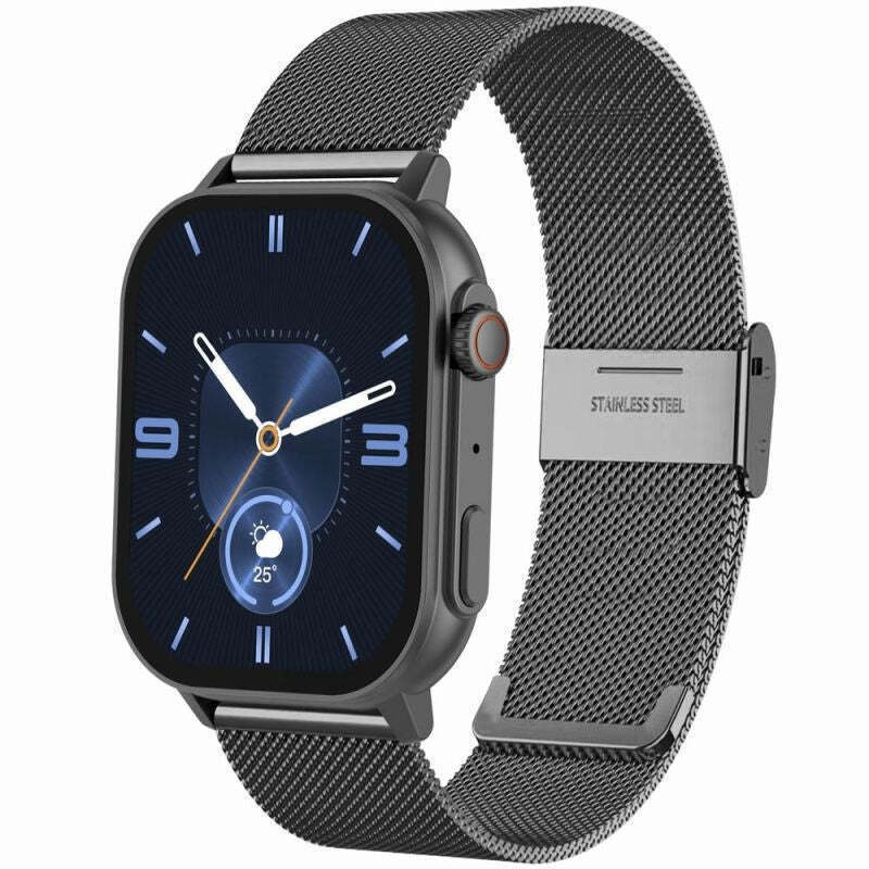 Gravity Gt15-4 Smartwatch Blue Silicone Strap + Bracelet vue 2