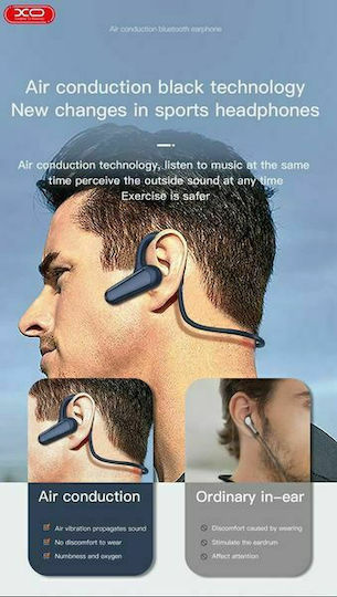 XO BS28 Bone Conduction Bluetooth Handsfree Earphones Black view 3