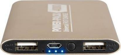 Lampa Power Pack 4000mAh with 2 USB-A Ports Gold view 2