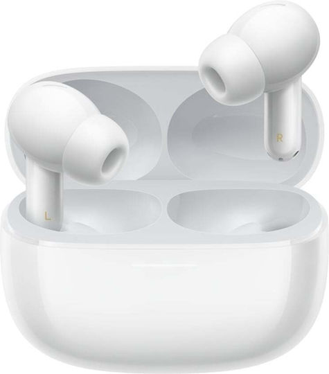 Xiaomi Redmi Buds 6 Pro Bluetooth Handsfree Earphones with Sweat Resistance and Charging Case Glacier White vue 2