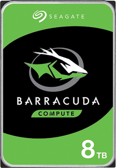 Seagate Barracuda 8TB HDD Hard Drive 3.5" SATA III 5400rpm with 256MB Cache for Desktop ST8000DM004 view 2