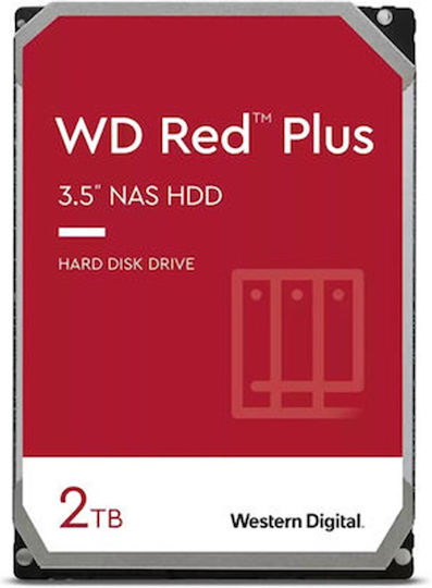 Western Digital Red 2TB HDD Hard Drive 3.5" SATA III 5400rpm with 64MB Cache for NAS WD20EFPX