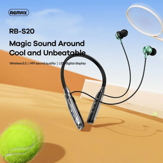 Remax Rb-s20 In-ear Bluetooth Handsfree Earphones White view 3