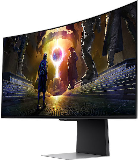 Samsung Odyssey G8 OLED HDR Curved Gaming Monitor 34" QHD 3440x1440 175Hz with Response Time 0.03ms GTG view 6