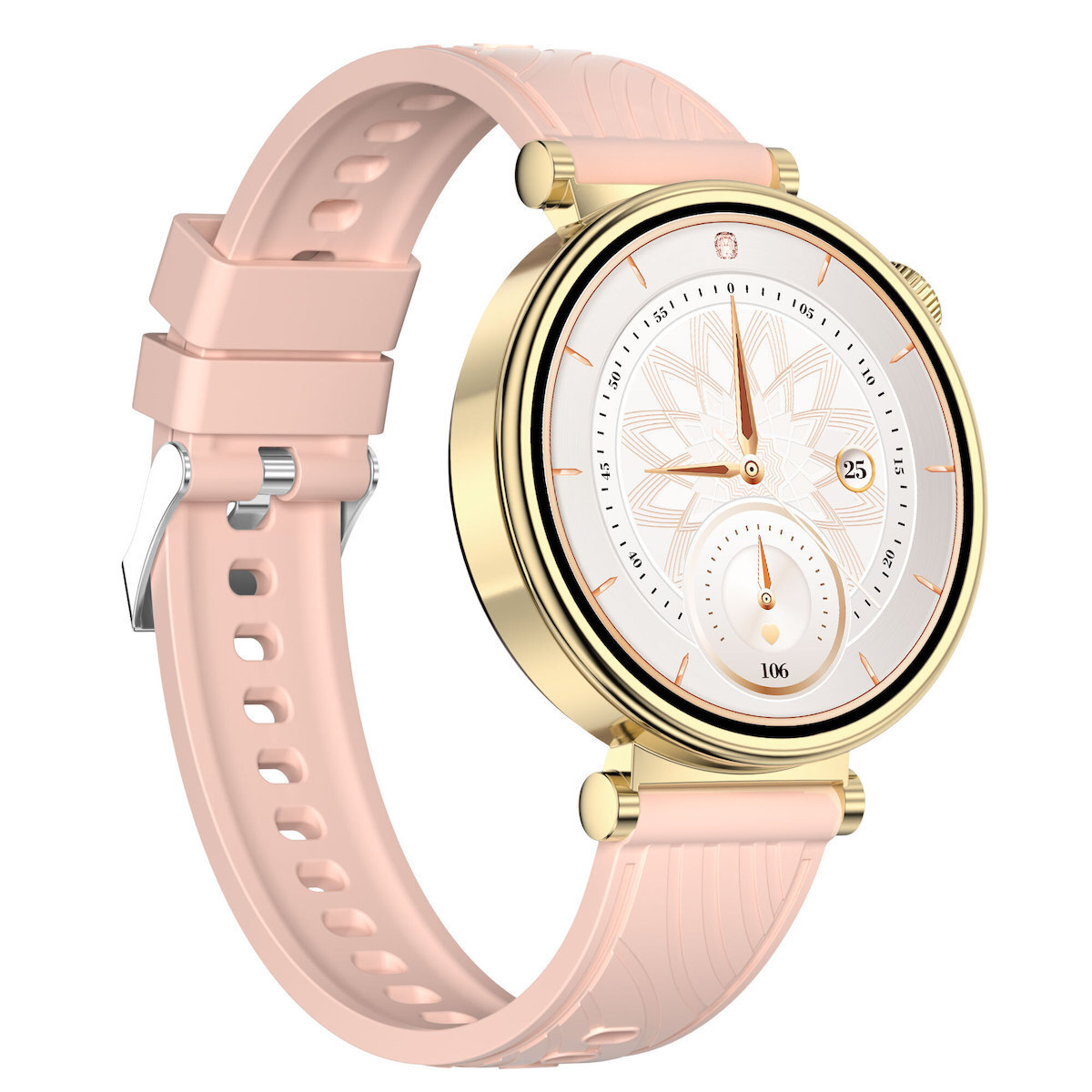 Aurafit Am23 Smartwatch (Gold) view 1