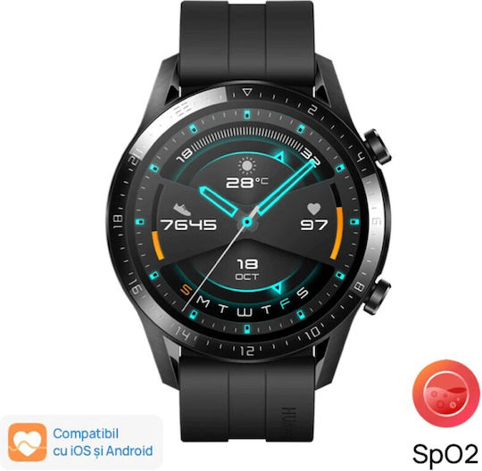T3 Pro Hiwatch with Heart Rate Monitor (Black)