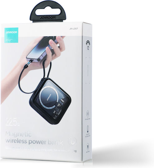 Joyroom Icy Series JR-L007 Power Bank 10000mAh 22.5W with USB-A Port and USB-C Port Black view 5