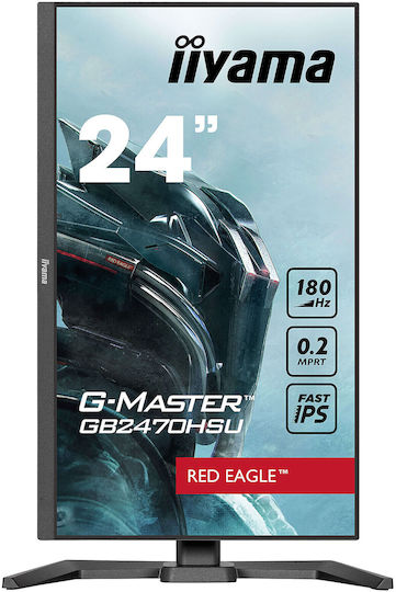 Iiyama G-Master GB2470HSU-B6 IPS Gaming Monitor 23.8" FHD 1920x1080 180Hz view 2