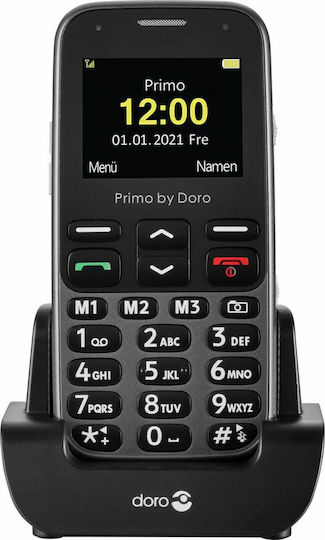 Doro Primo 218 Single SIM Mobile with Buttons Graphite view 2