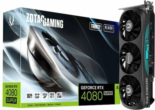 Zotac GeForce RTX 4080 Super 16GB GDDR6X Trinity Black Edition Graphics Card view 1