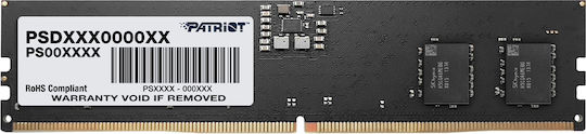 Patriot Signature DDR5 with Module 1x16GB and Speed 4800 for Desktop PSD516G480081