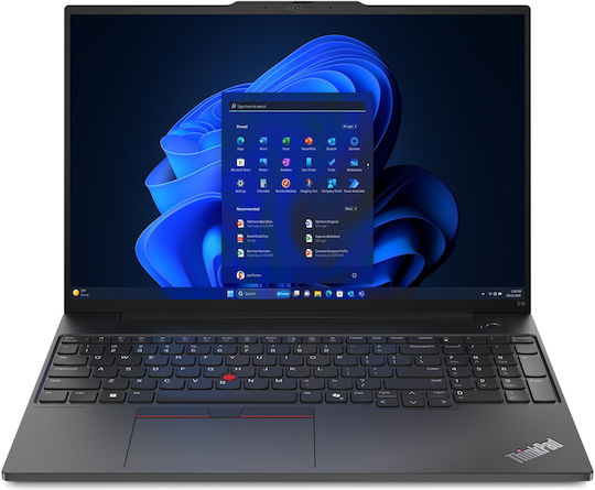 Lenovo ThinkPad E16 Gen 2 (Intel) 16" IPS FHD+ (Ultra 5-125U/16GB/512GB SSD/W11 Pro) Black (DE Keyboard)