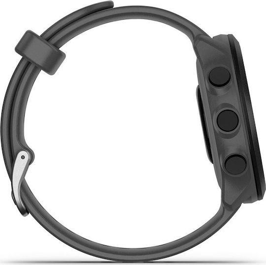 Garmin Forerunner 55 42mm Waterproof Smartwatch with Heart Rate Monitor (Monterra Grey) view 5