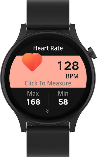 Denver SWC-338 Smartwatch with Heart Rate Monitor (Black) view 3