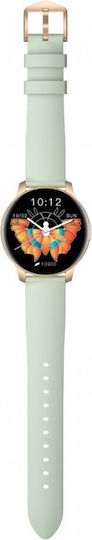 Oromed Active Pro 1 Aluminium Smartwatch with Heart Rate Monitor (Gold / Green) view 7