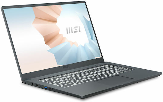 MSI Modern 15 A5M 15.6" FHD (Ryzen 5-5500U/8GB/256GB SSD/W11 Home) (US Keyboard) view 3