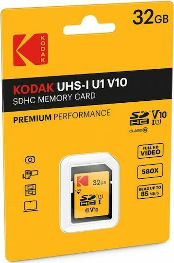 Kodak microSDHC 32GB U1 V10 A1 UHS-I 95MB/s with Adapter view 2