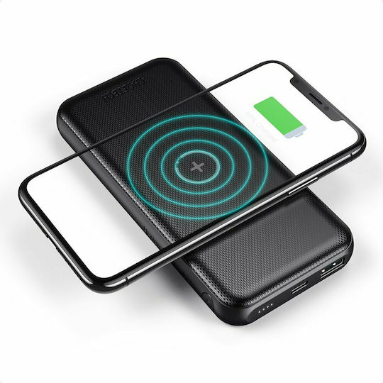Choetech B650 Power Bank 10000mAh 18W with USB-A Port and USB-C Port Power Delivery / Quick Charge 3.0 Black view 5