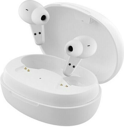 T'nB Air Noise In-ear Bluetooth Handsfree Earphones with Charging Case White view 1