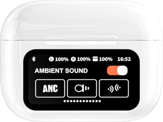 Firo A9pro In-ear Bluetooth Handsfree Earphones with Charging Case White view 2