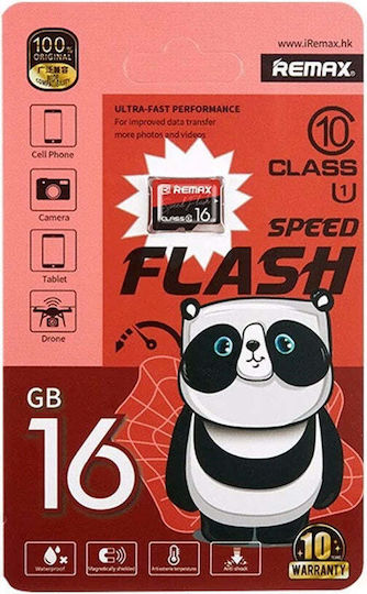 Remax Speed Flash Micro SD 16GB Class 10 UHS-I Red view 2