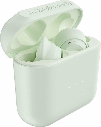 Skullcandy Indy In-ear Bluetooth Handsfree Earphones with Sweat Resistance and Charging Case Green view 1