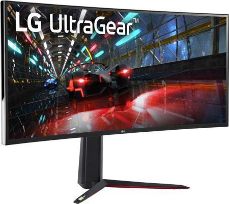 LG UltraGear 38GN950P-B Ultrawide IPS HDR Curved Gaming Monitor 37.5" QHD 3840x1600 160Hz with Response Time 1ms GTG view 3