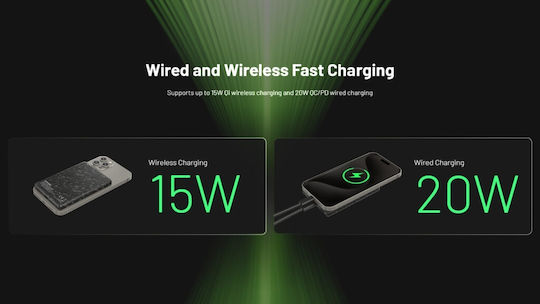 NiteCore NW5000 Power Bank 5000mAh 15W Power Delivery Gray view 6