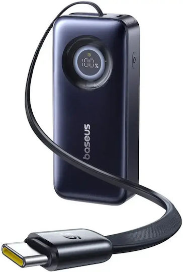 Baseus EnerCore CR11 Power Bank 20000mAh 67W with USB-A Port and USB-C Power Delivery Port Black