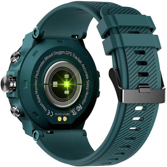 DCU Strava Smartwatch (Cyan) view 2