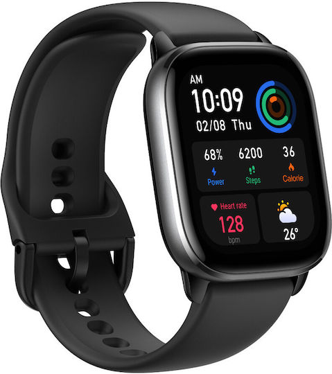 Amazfit GTS 4 Mini Aluminium 42mm Smartwatch with Heart Rate Monitor (Black) view 4