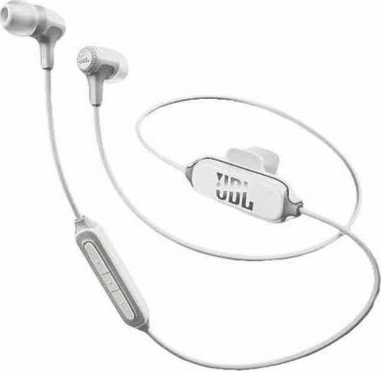 JBL E25BT In-ear Bluetooth Handsfree Earphones White view 1