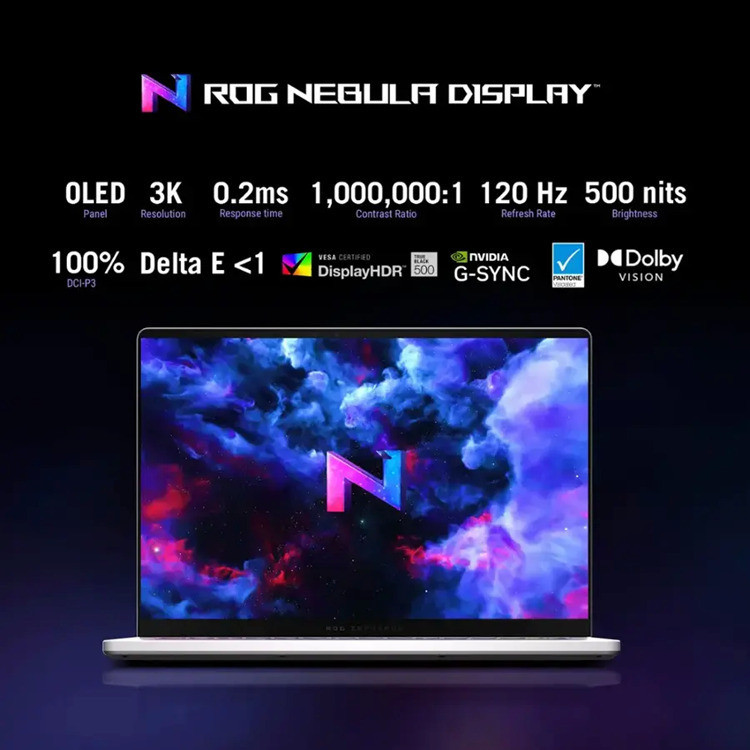 Asus ROG Zephyrus G14 GA403WR-G14.R95070TI GA403WR-G14.R95070TI 14" OLED 120Hz (Ryzen AI 300 Series-HX370/32GB/1TB SSD/GeForce RTX 5070 Ti/W11 Pro) Platinum White (US Keyboard) view 4