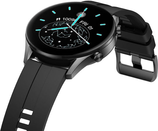Oromed Fit 7 Pro 46mm Waterproof Smartwatch with Heart Rate Monitor (Black) view 4