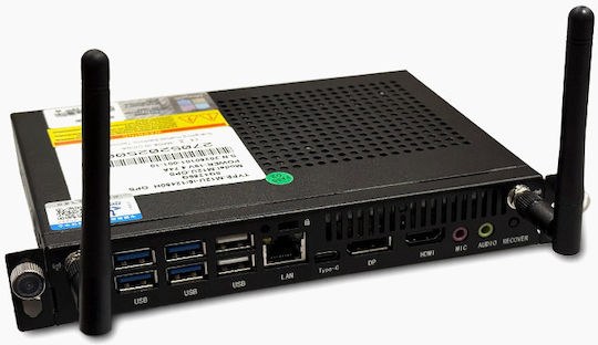 Hushida M12U-OPS Mini PC (Core i5-12450H/8GB DDR4/256GB SSD/W11 Pro) view 2