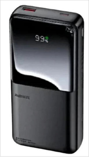 Remax RPP-680 Power Bank 20000mAh 22.5W with USB-A Port and USB-C Port Power Delivery Black vue 2