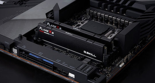 G.Skill Flare X5 DDR5 64GB RAM with 2x32GB Modules and Speed 6000 for Desktop F5-6000J3040G32GX2-FX5 view 6