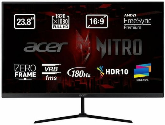 Acer Nitro QG0 QG240YS3 VA HDR Gaming Monitor 23.8" FHD 1920x1080 180Hz view 1