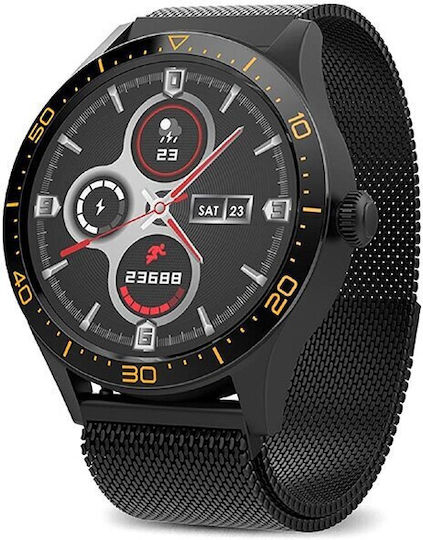Forever ICON 2 AW-110 42mm Smartwatch with Heart Rate Monitor (Black)