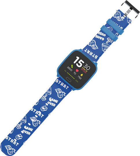 Forever JW-100 Smartwatch with Heart Rate Monitor (Blue) view 5