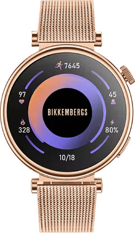 Bikkembergs BK-GR06 Stainless Steel Smartwatch with Heart Rate Monitor (Pink)