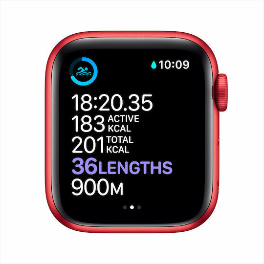 Apple Watch Series 6 Aluminium 44mm Waterproof with Heart Rate Monitor (Product Red) view 4