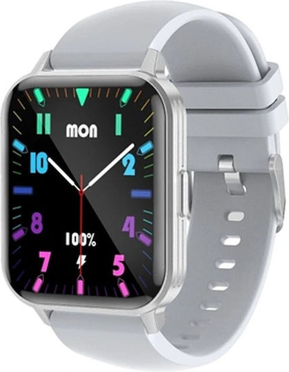 Leotec MultiSport 41G Smartwatch with Heart Rate Monitor (Cool Black)